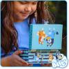 Bluey Jewelry Box for Girls – Musical Jewelry Box with Spinning Figurine, Bluey Toys for Kids Ages 3-5 – Plays Bluey Theme Song – 6 x 4.7 x 3.5 in(Bluey)