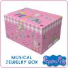 Bluey Jewelry Box for Girls – Musical Jewelry Box with Spinning Figurine, Bluey Toys for Kids Ages 3-5 – Plays Bluey Theme Song – 6 x 4.7 x 3.5 in(Peppa Pig)