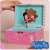 Bluey Jewelry Box for Girls – Musical Jewelry Box with Spinning Figurine, Bluey Toys for Kids Ages 3-5 – Plays Bluey Theme Song – 6 x 4.7 x 3.5 in(Peppa Pig)
