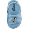 Bluey & Bingo Kids EVA Clog – Molded Open Toe EVA Clog for Boys & Girls Featuring, Bandit, Chilli & Bingo Shoes(Blue Stripe)