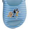 Bluey & Bingo Kids EVA Clog – Molded Open Toe EVA Clog for Boys & Girls Featuring, Bandit, Chilli & Bingo Shoes(Blue Stripe)