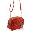 Disney Sanrio Bluey Purse Crossbody Handbag for Women | Metallic Vinyl Women’s Shoulder Handbag(Minnie Mouse)