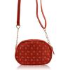 Disney Sanrio Bluey Purse Crossbody Handbag for Women | Metallic Vinyl Women’s Shoulder Handbag(Minnie Mouse)