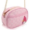 Disney Sanrio Bluey Purse Crossbody Handbag for Women | Metallic Vinyl Women’s Shoulder Handbag(My Melody)