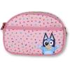 Disney Sanrio Bluey Purse Crossbody Handbag for Women | Metallic Vinyl Women’s Shoulder Handbag(Non-personalized Bluey)