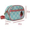Disney Sanrio Bluey Purse Crossbody Handbag for Women | Metallic Vinyl Women’s Shoulder Handbag(Personalized Moana)