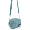 Disney Sanrio Bluey Purse Crossbody Handbag for Women | Metallic Vinyl Women’s Shoulder Handbag(Stitch)