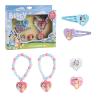 LUV HER Bluey Girls BFF 6 Piece Toy Jewelry Box Set with 2 Rings, 2 Bead Bracelets and Snap Hair Clips Ages 3+(BFF Set 3)