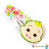 LUV HER Bluey Hair Accessories For Girls, 6pc Cute Hair Clips with Favorite Bluey Character Charms, Magical Confetti Hair Clips, Ages 3+(Multicolor 2)