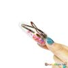 LUV HER Bluey Hair Accessories For Girls, 6pc Cute Hair Clips with Favorite Bluey Character Charms, Magical Confetti Hair Clips, Ages 3+(Multicolor 2)