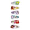 LUV HER Bluey Hair Accessories For Girls, 6pc Cute Hair Clips with Favorite Bluey Character Charms, Magical Confetti Hair Clips, Ages 3+(Multicolor 3)