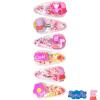 LUV HER Bluey Hair Accessories For Girls, 6pc Cute Hair Clips with Favorite Bluey Character Charms, Magical Confetti Hair Clips, Ages 3+(Multicolor 4)