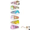 LUV HER Bluey Hair Accessories For Girls, 6pc Cute Hair Clips with Favorite Bluey Character Charms, Magical Confetti Hair Clips, Ages 3+(Multicolor 6)