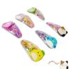 LUV HER Bluey Hair Accessories For Girls, 6pc Cute Hair Clips with Favorite Bluey Character Charms, Magical Confetti Hair Clips, Ages 3+(Multicolor 6)