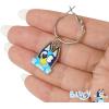 LUV HER Bluey Hypoallergenic Earrings for Girls Ages 4+ – Safe Stud & Fishhook Styles – Jewelry Gift for Sensitive Ears & Cartoon Lovers(Blue/Brown)