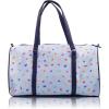 Stitch, Minnie, Mickey, Pooh, Harry Potter, or Jack Skellington 16″ Leather Mini Travel Bag, Duffle Bag, Overnight Bag(Blue)