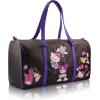 Stitch, Minnie, Mickey, Pooh, Harry Potter, or Jack Skellington 16″ Leather Mini Travel Bag, Duffle Bag, Overnight Bag(Kuromi)