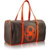 Stitch, Minnie, Mickey, Pooh, Harry Potter, or Jack Skellington 16″ Leather Mini Travel Bag, Duffle Bag, Overnight Bag(Mile Morales)
