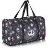 Stitch, Minnie, Mickey, Pooh, Harry Potter, or Jack Skellington 16″ Leather Mini Travel Bag, Duffle Bag, Overnight Bag(Nightmare Before Christmas)