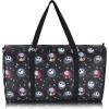 Stitch, Minnie, Mickey, Pooh, Harry Potter, or Jack Skellington 16″ Leather Mini Travel Bag, Duffle Bag, Overnight Bag(Nightmare Before Christmas)