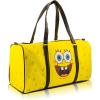 Stitch, Minnie, Mickey, Pooh, Harry Potter, or Jack Skellington 16″ Leather Mini Travel Bag, Duffle Bag, Overnight Bag(SpongeBob SquarePants)