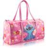 Stitch, Minnie, Mickey, Pooh, Harry Potter, or Jack Skellington 16″ Leather Mini Travel Bag, Duffle Bag, Overnight Bag(Stitch – Pink)