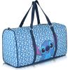 Stitch, Minnie, Mickey, Pooh, Harry Potter, or Jack Skellington 16″ Leather Mini Travel Bag, Duffle Bag, Overnight Bag(Stitch)