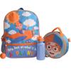 AI ACCESSORY INNOVATIONS Bluey 4 Piece Backpack Set for Pre School Girls & Boys, Kids 16″ School Bag(Blippi)