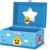 Bluey Jewelry Box for Girls – Musical Jewelry Box with Spinning Figurine, Bluey Toys for Kids Ages 3-5 – Plays Bluey Theme Song – 6 x 4.7 x 3.5 in(Baby Shark)