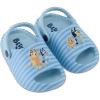 Bluey & Bingo Kids EVA Clog – Molded Open Toe EVA Clog for Boys & Girls Featuring, Bandit, Chilli & Bingo Shoes(Blue Stripe)