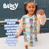 Bluey 8th Wonder Stackable Tumbling Tower Game, Robust Wooden Stacking Game with 54 Illustrated Colored Blocks, Fun Balancing Toy for Kids Ages 3+(Stacking Game)