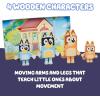 Bluey 8th Wonder Wooden Skittles Game Set, Toy Bowling Set with 6 Character Pins and 1 Bowling Ball, Indoor/Outdoor Play Toys for Toddler Ages 3+(Character Set)