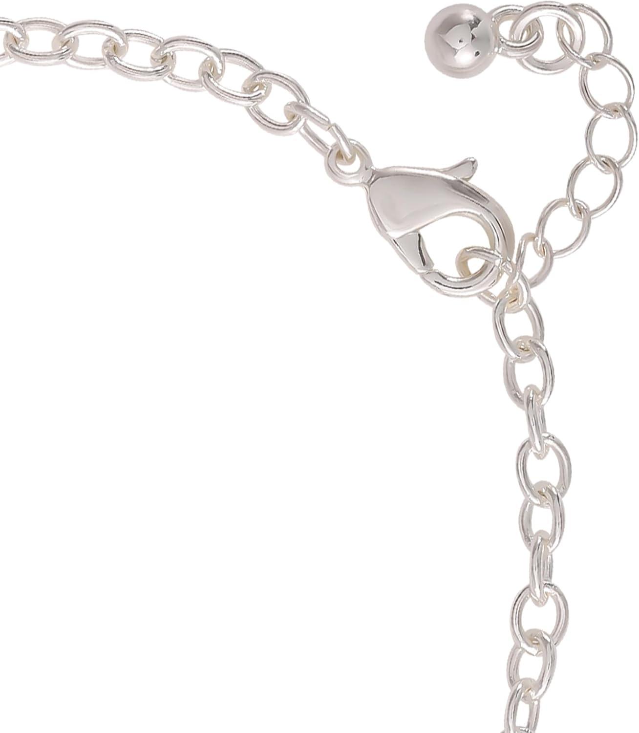 imageBluey Bracelets with 5 Charms Official License 67575 Silver or 18k Gold FlashPlated Charm BraceletSilver