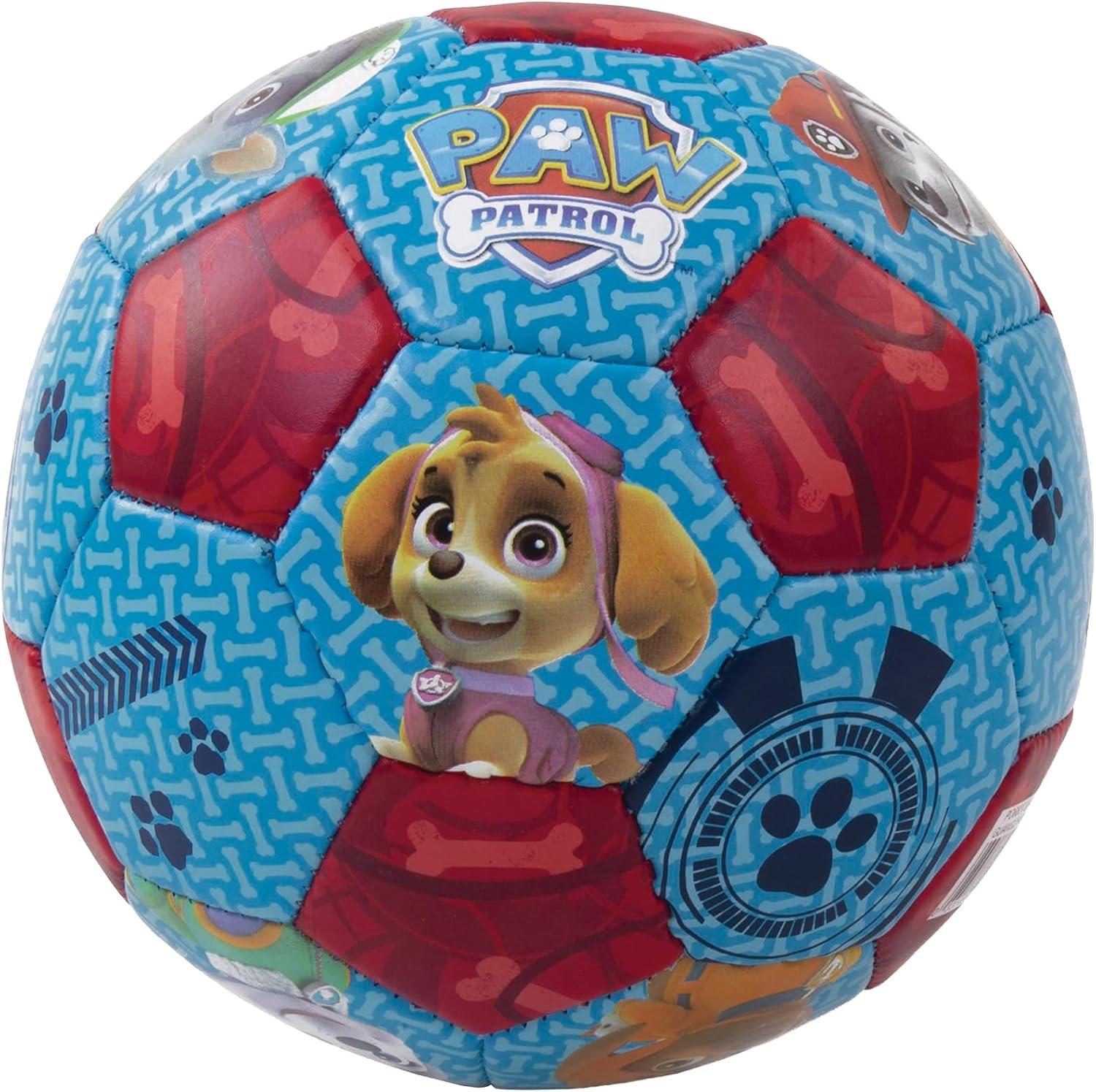 imageSoccer Ball 7 Inch for Kids 3 Years Old Ships Deflated Bluey JrPaw Patrol Jr