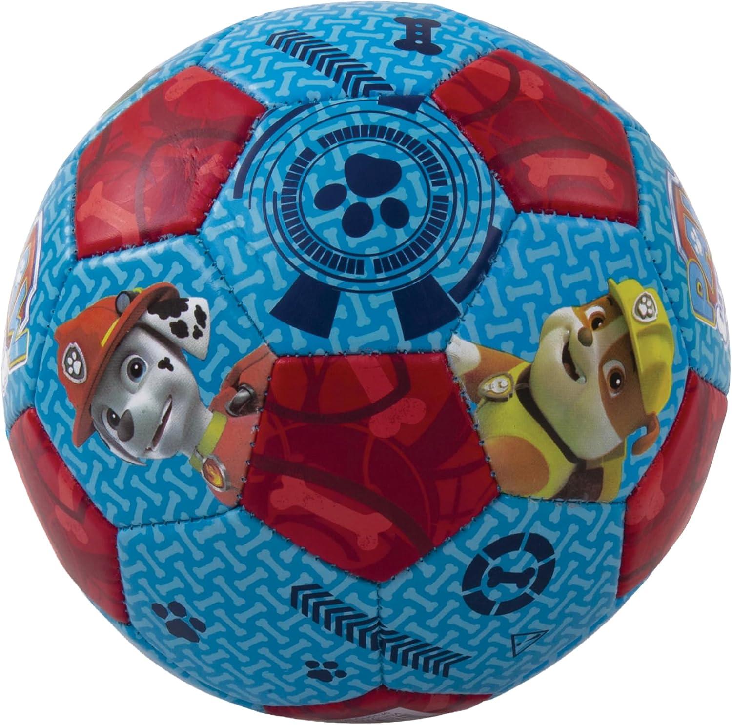 imageSoccer Ball 7 Inch for Kids 3 Years Old Ships Deflated Bluey JrPaw Patrol Jr