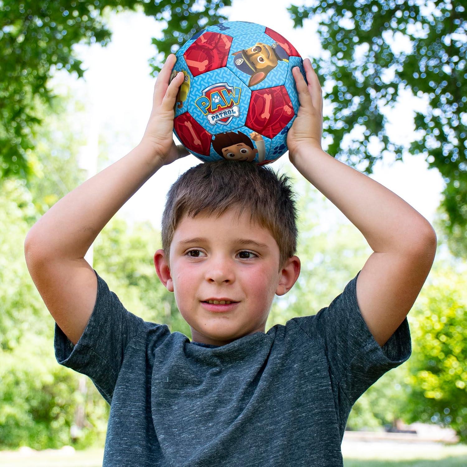imageSoccer Ball 7 Inch for Kids 3 Years Old Ships Deflated Bluey JrPaw Patrol Jr