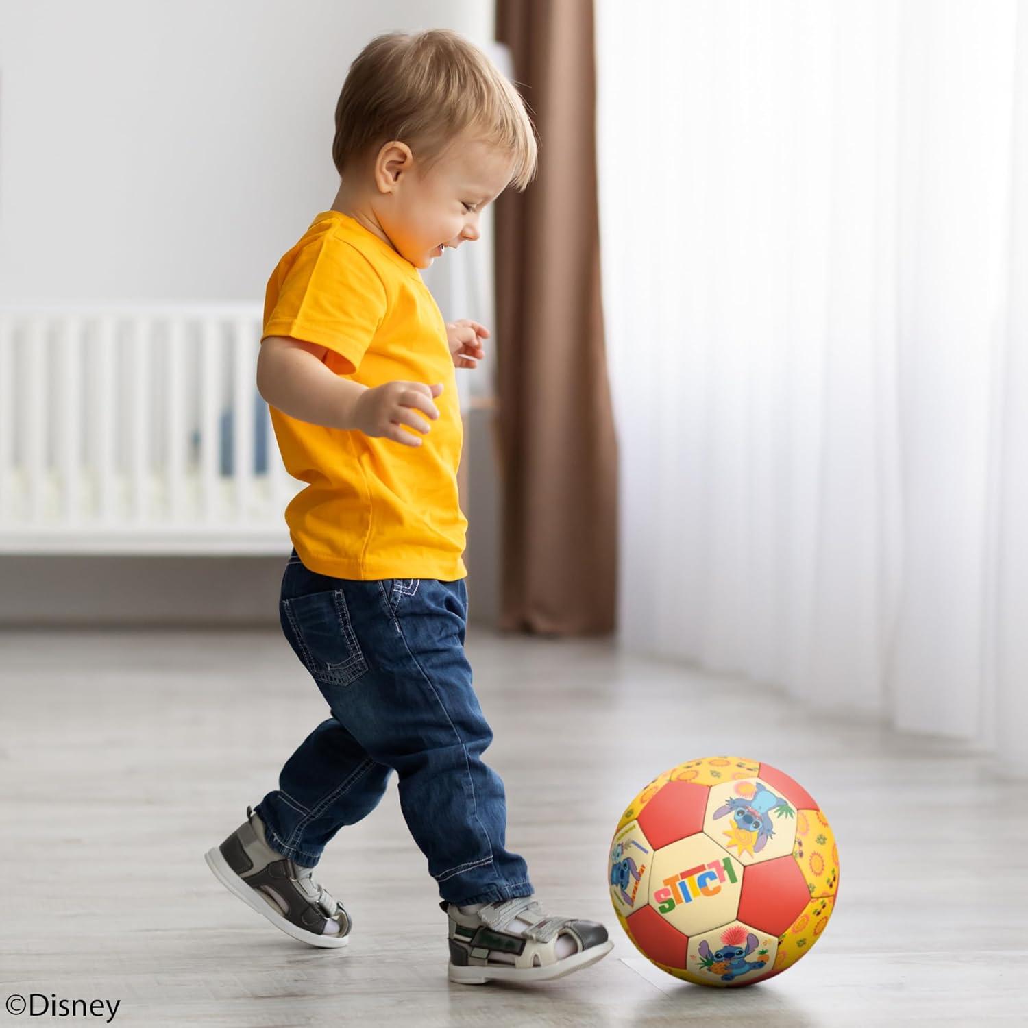 imageSoccer Ball 7 Inch for Kids 3 Years Old Ships Deflated Bluey JrStitch Jr
