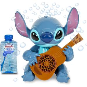 BLUEY NO Spill Musical Bubble Machine | Bubble Toy for Baby, Toddlers and Kids | Amazon Toys Exclusive with 16 oz of Extra Bubble Solution (Bubble Solution Bottle Colors Will Vary)(Stitch)