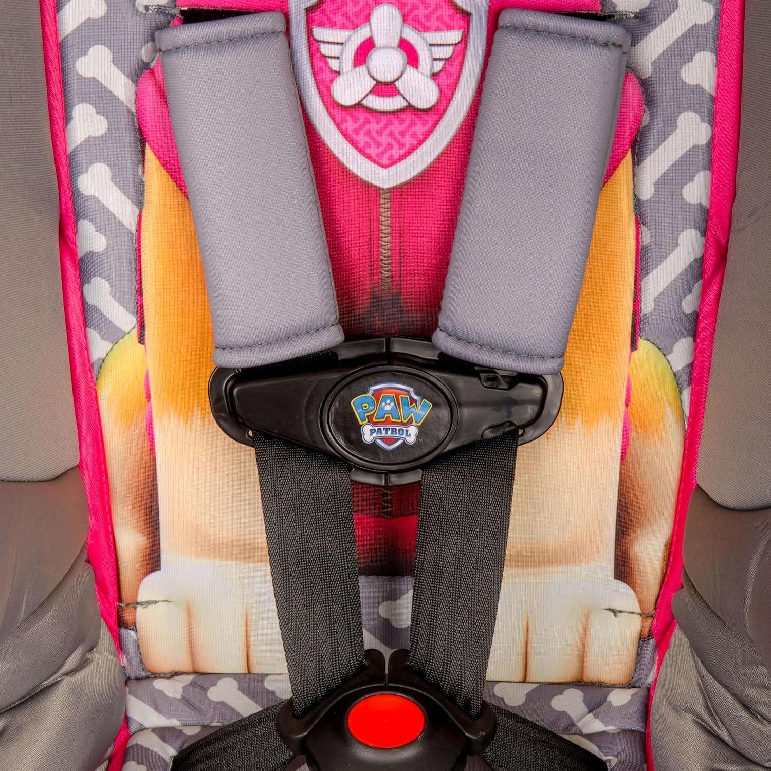 imageKidsEmbrace 2in1 Car Seat ForwardFacing Harness 26565 lbs amp Booster Mode 40100 lbs Latch Premium Fit with MultiPosition Headrest Harness amp ReclineSkye Paw Patrol