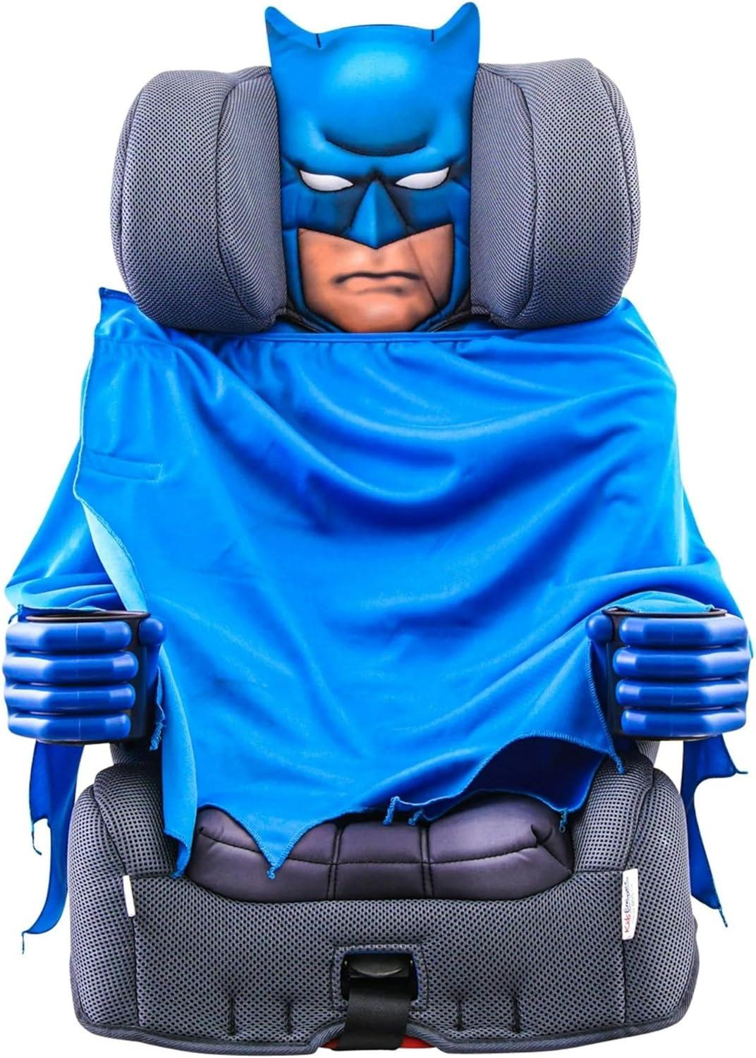 imageKidsEmbrace 2in1 Car Seat ForwardFacing Harness 26565 lbs amp Booster Mode 40100 lbs Latch Premium Fit with MultiPosition Headrest Harness amp ReclineBatman Blue