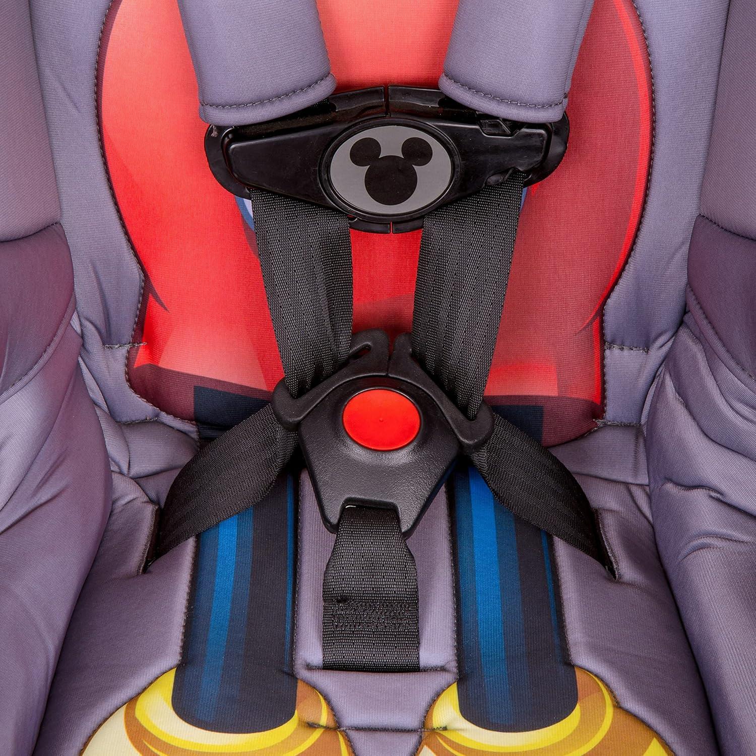 imageKidsEmbrace 2in1 Car Seat ForwardFacing Harness 26565 lbs amp Booster Mode 40100 lbs Latch Premium Fit with MultiPosition Headrest Harness amp ReclineMickey Mouse
