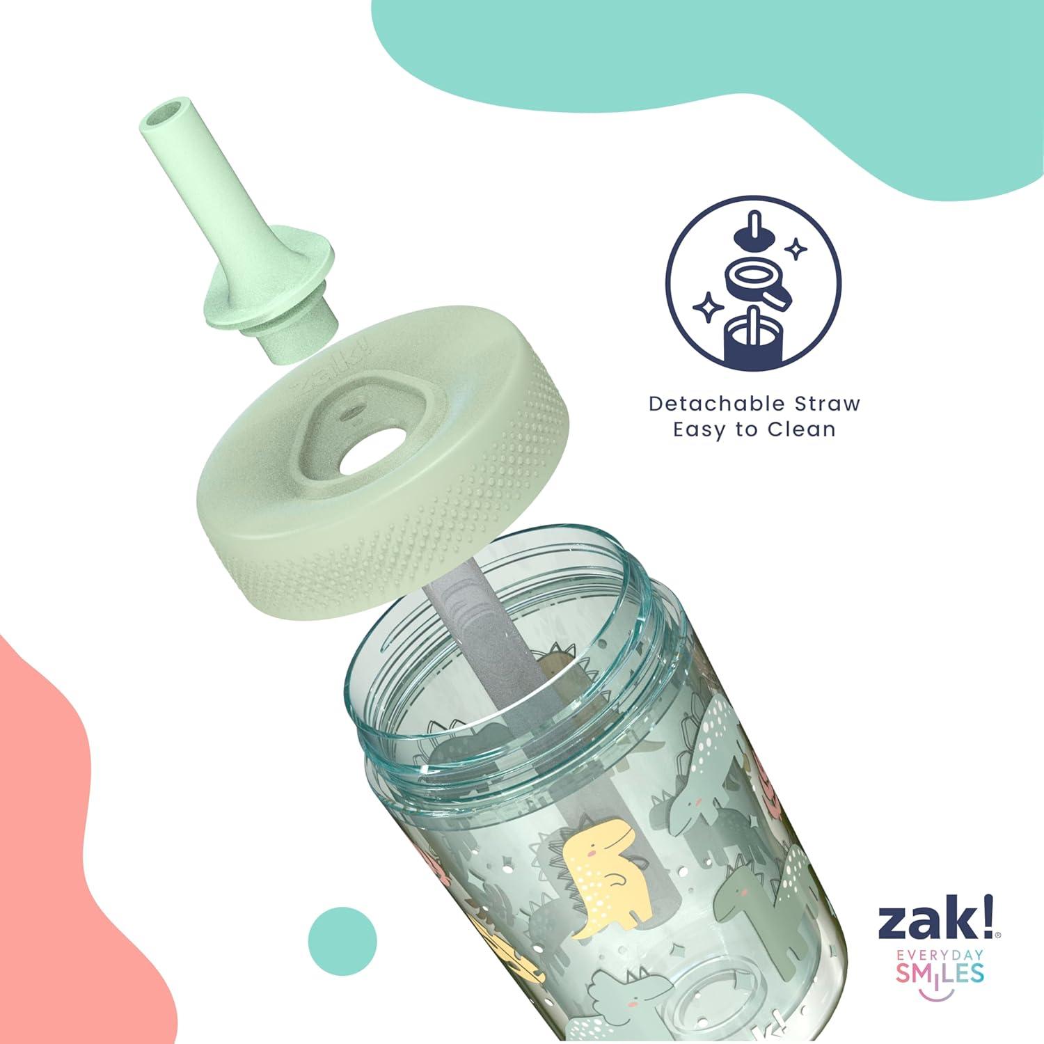 imageZak Designs Bluey Capri Toddler Tumblers For Travel or At Home 9oz 2Pack Double Wall Plastic Sippy Cups With LeakProof Design is Perfect For Kids Bluey BingoBluey