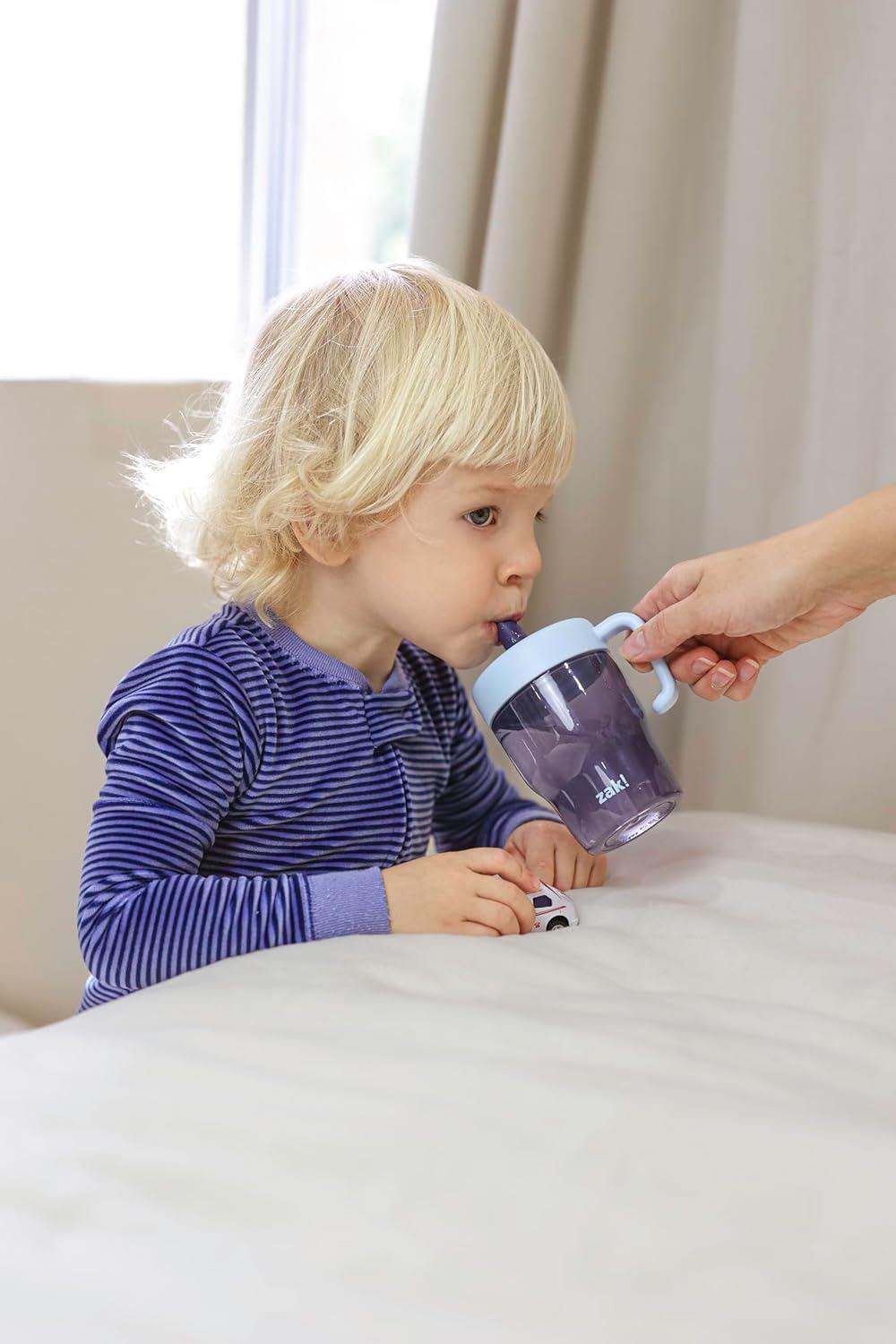 imageZak Designs Bluey Capri Toddler Tumblers For Travel or At Home 9oz 2Pack Double Wall Plastic Sippy Cups With LeakProof Design is Perfect For Kids Bluey BingoToy Story 10oz
