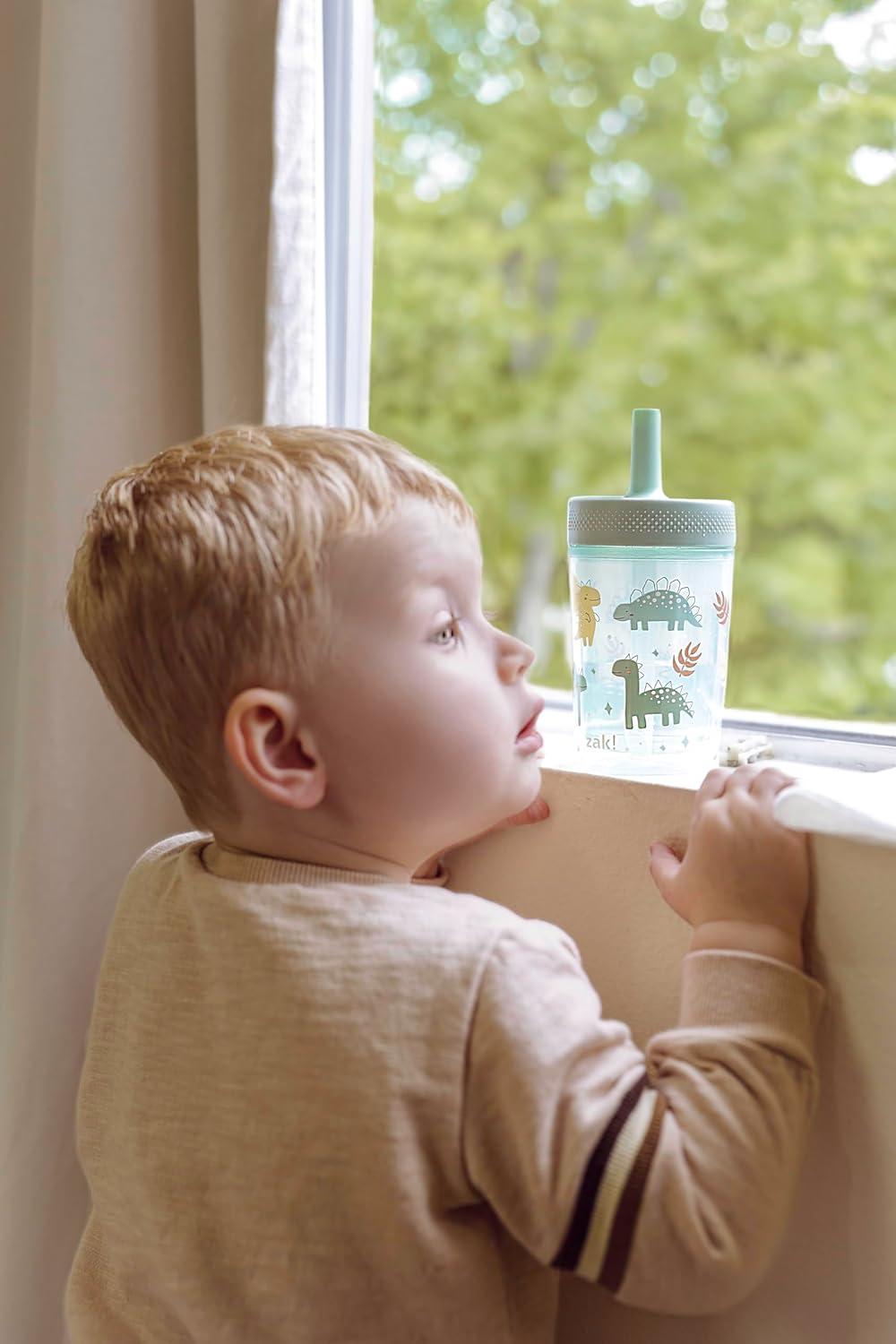 imageZak Designs Bluey Capri Toddler Tumblers For Travel or At Home 9oz 2Pack Double Wall Plastic Sippy Cups With LeakProof Design is Perfect For Kids Bluey BingoBluey