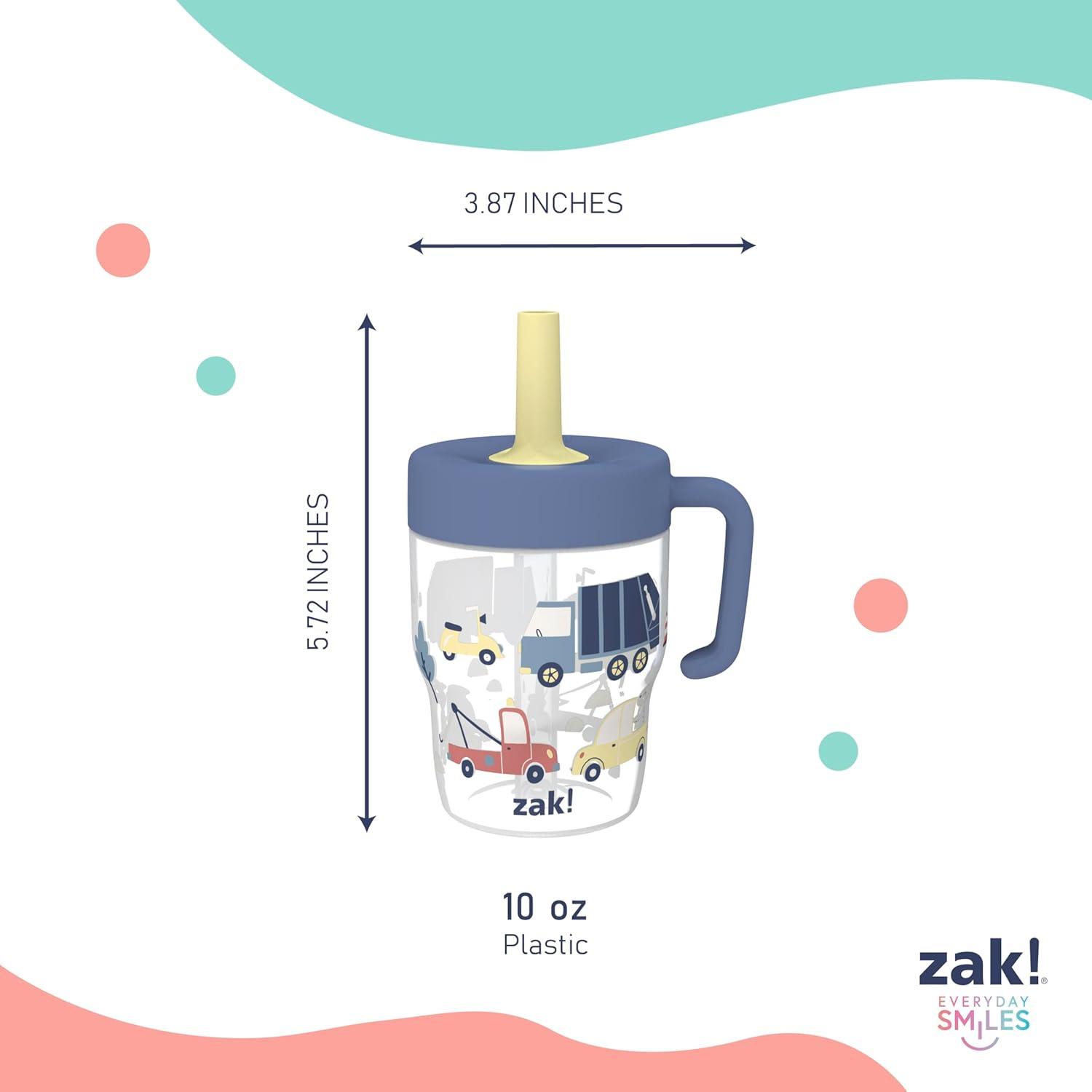 imageZak Designs Bluey Capri Toddler Tumblers For Travel or At Home 9oz 2Pack Double Wall Plastic Sippy Cups With LeakProof Design is Perfect For Kids Bluey BingoWheels Blue