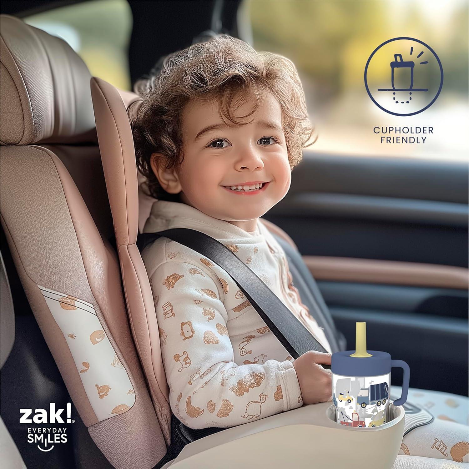 imageZak Designs Bluey Capri Toddler Tumblers For Travel or At Home 9oz 2Pack Double Wall Plastic Sippy Cups With LeakProof Design is Perfect For Kids Bluey BingoBluey