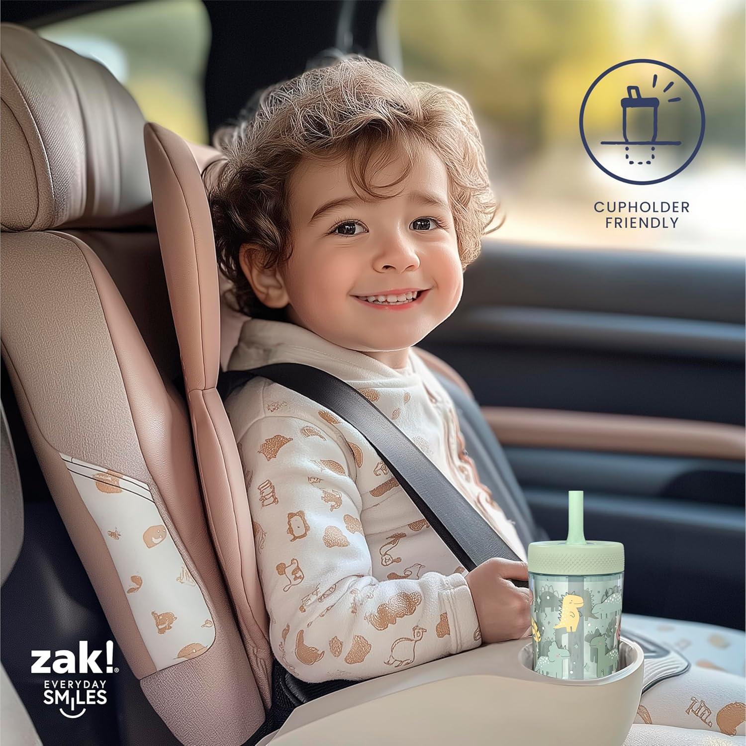 imageZak Designs Bluey Capri Toddler Tumblers For Travel or At Home 9oz 2Pack Double Wall Plastic Sippy Cups With LeakProof Design is Perfect For Kids Bluey BingoBluey