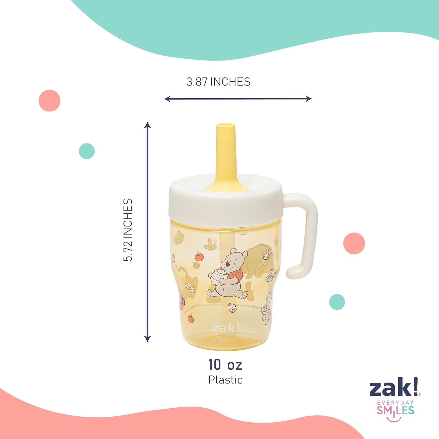 imageZak Designs Bluey Capri Toddler Tumblers For Travel or At Home 9oz 2Pack Double Wall Plastic Sippy Cups With LeakProof Design is Perfect For Kids Bluey BingoWinnie the Pooh Friends