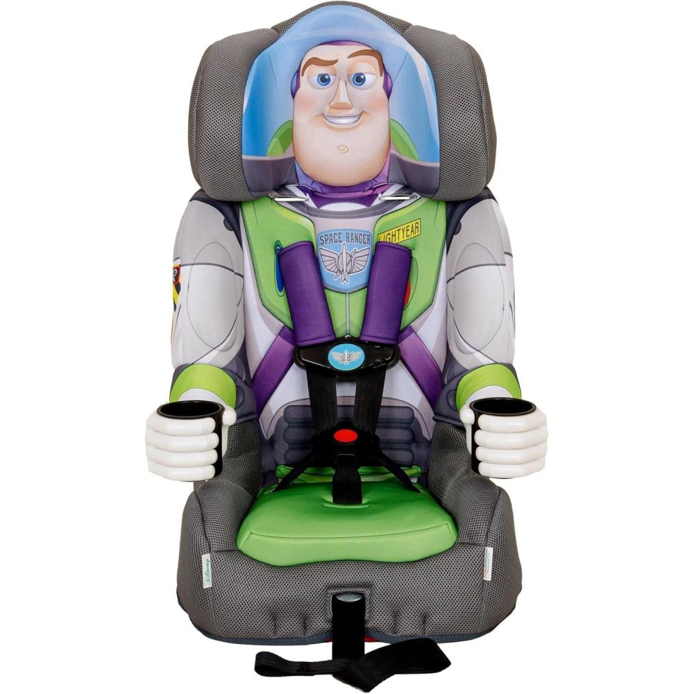imageKidsEmbrace 2in1 Car Seat ForwardFacing Harness 26565 lbs amp Booster Mode 40100 lbs Latch Premium Fit with MultiPosition Headrest Harness amp ReclineBuzz Lightyear