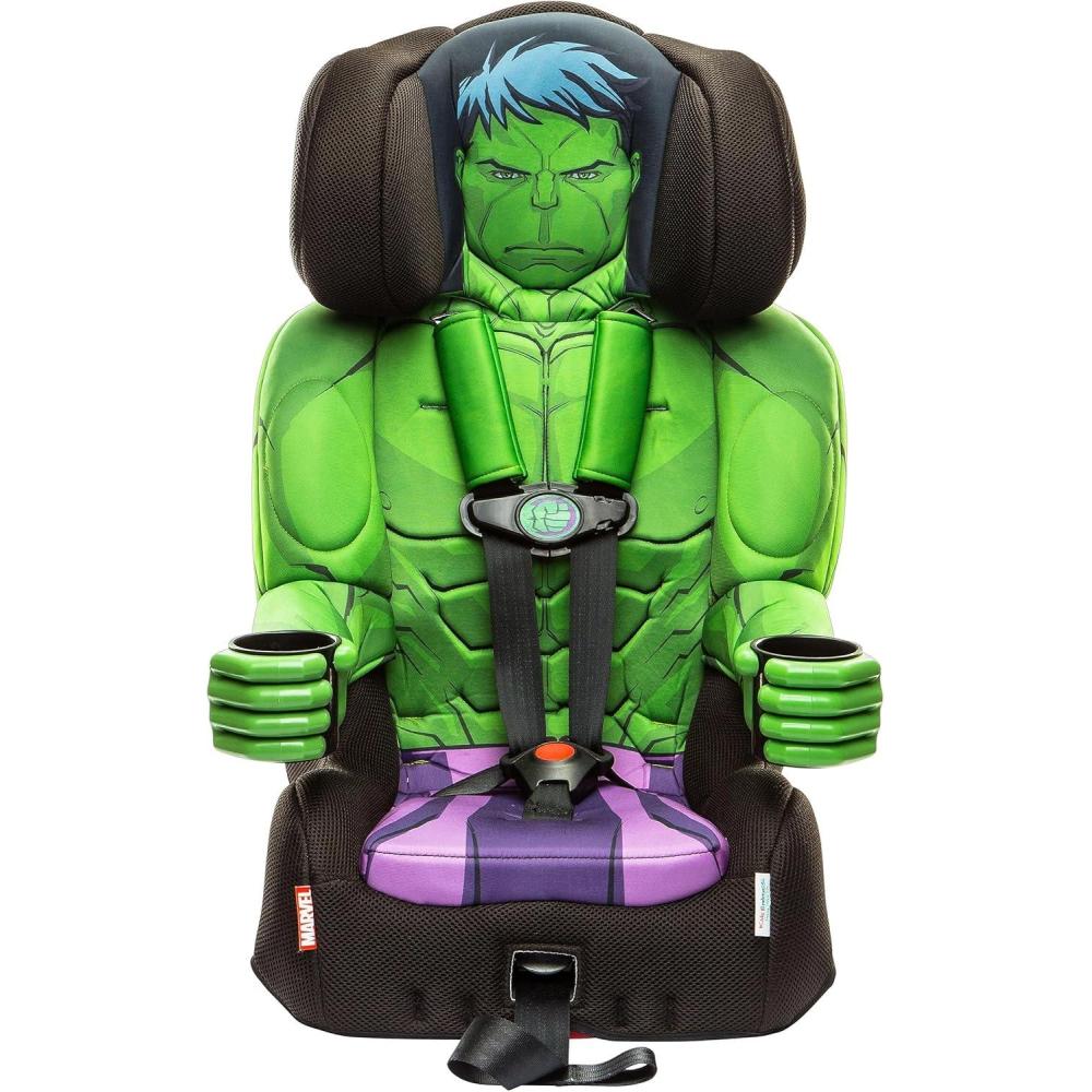 imageKidsEmbrace 2in1 Car Seat ForwardFacing Harness 26565 lbs amp Booster Mode 40100 lbs Latch Premium Fit with MultiPosition Headrest Harness amp ReclineIncredible Hulk